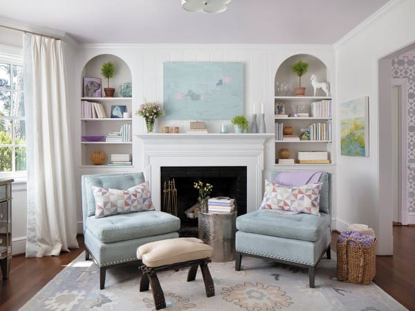 Artwork (R): Isabelle Abbot (available) Designer: Sara Hillery Interior Design