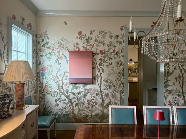 Artwork: Susan English (sold) Designer: Elly Poston