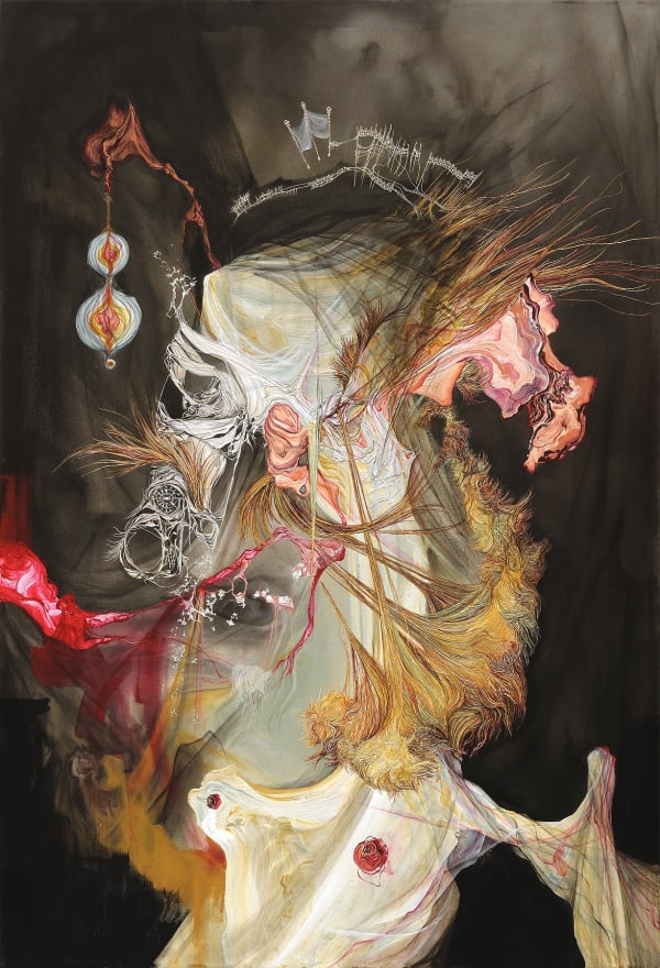 Kate Eric, No No Uncle 4, 2011, Acrylic on canvas, 64 x 44 inches (163 X 180 cm)
