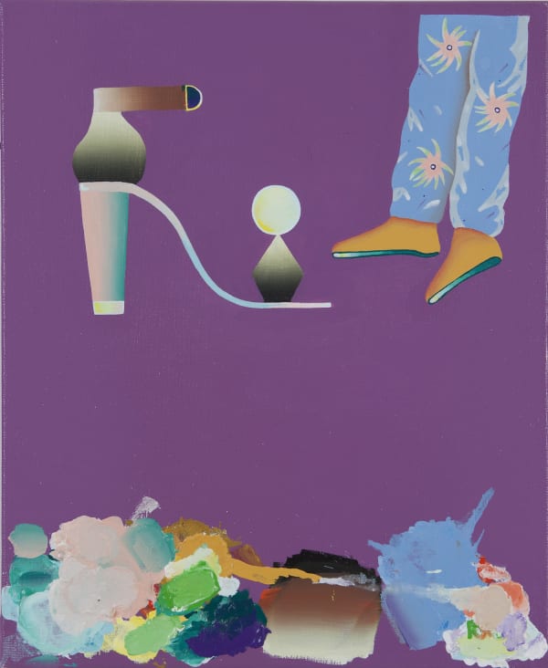 Keegan McHargue, Untitled (Leisure), 2009, Acrylic on linen, 22 x 16 inches (55.9 x 40.6 cm)