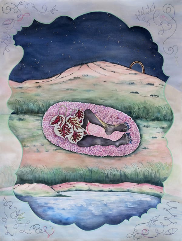 Chitra Ganesh, Resting Place, 2024