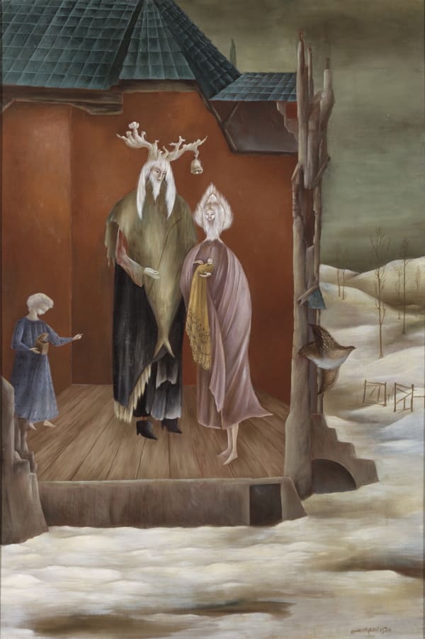 Leonora Carrington, Buen Rey Elk Horn, 1948