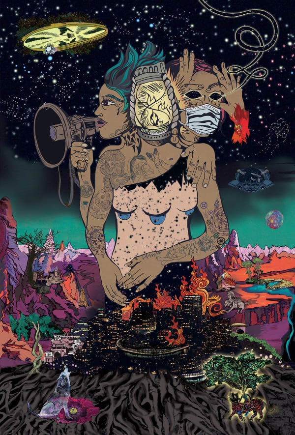 Chitra Ganesh, Multiverse Dreaming: Urgency, 2020