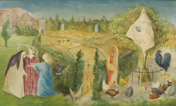 Leonora Carrington, The Kitchen Garden on the Eyot, 1946