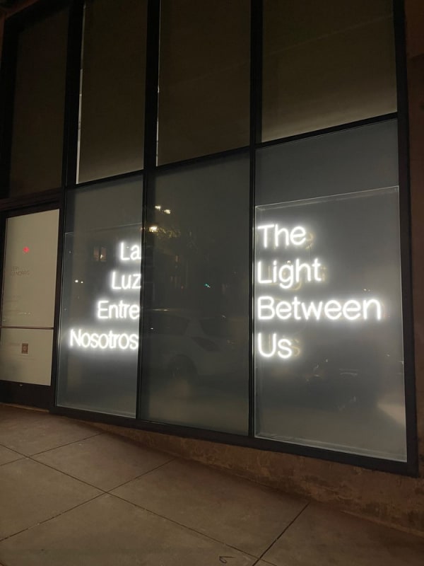 Julio César Morales, La Luz Entre Nosotros/The Light Between Us, 2021