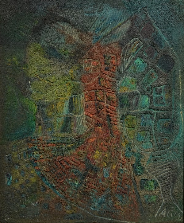 Alice Rahon, La femme qui neige, 1945