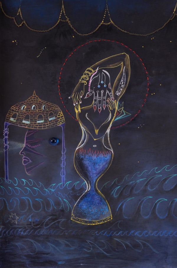 floating sand of time