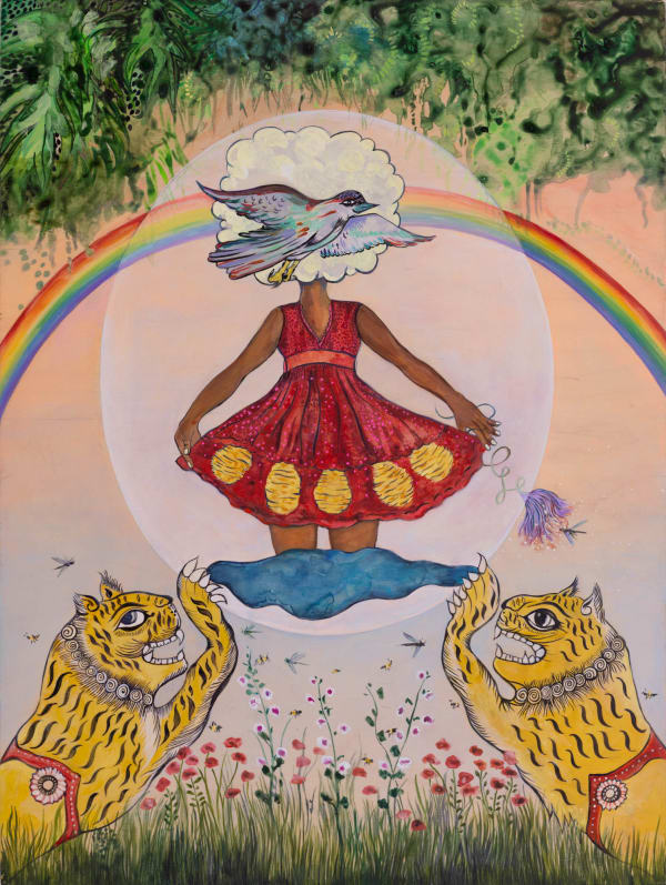 Chitra Ganesh, Raised by Tigers, 2025