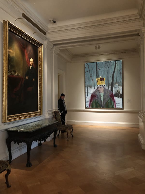 Enrique Martínez Celaya, Installation view, "The Crown," Collection of The Huntington Library, Art Museum, and Botanical Gardens, San Marino, CA., 2015