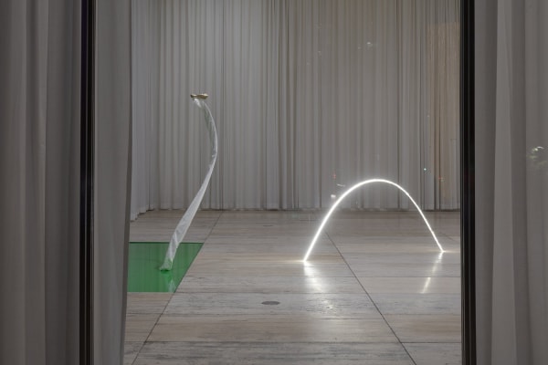 Leo Marz, Installation view, "The Ancient Incident," Museo Jumex, Mexico City, Mexico, 2021