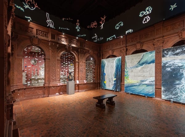 Enrique Martínez Celaya, Installation view, "The Word-Shimmering Sea: Diego Velázquez/Enrique Martínez Celaya," the Hispanic Society Museum & Library, New York, NY., 2024