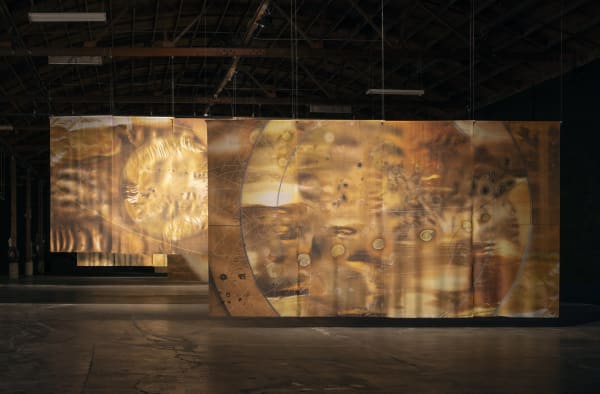 Rohini Devasher, Installation view, "Latent Fields," as part of "One Hundred Thousand Suns," Gallery Wendi Norris, in collaboration with The Minnesota Street Project Foundation (MSP Foundation), San Francisco, CA, 2023