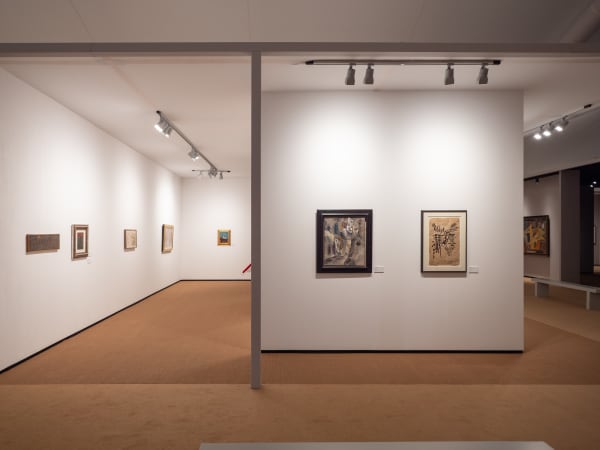 View of Landscapes of the Mind, Gallery Wendi Norris booth at Frieze Masters, October 2024. Photo by Michael Adair.