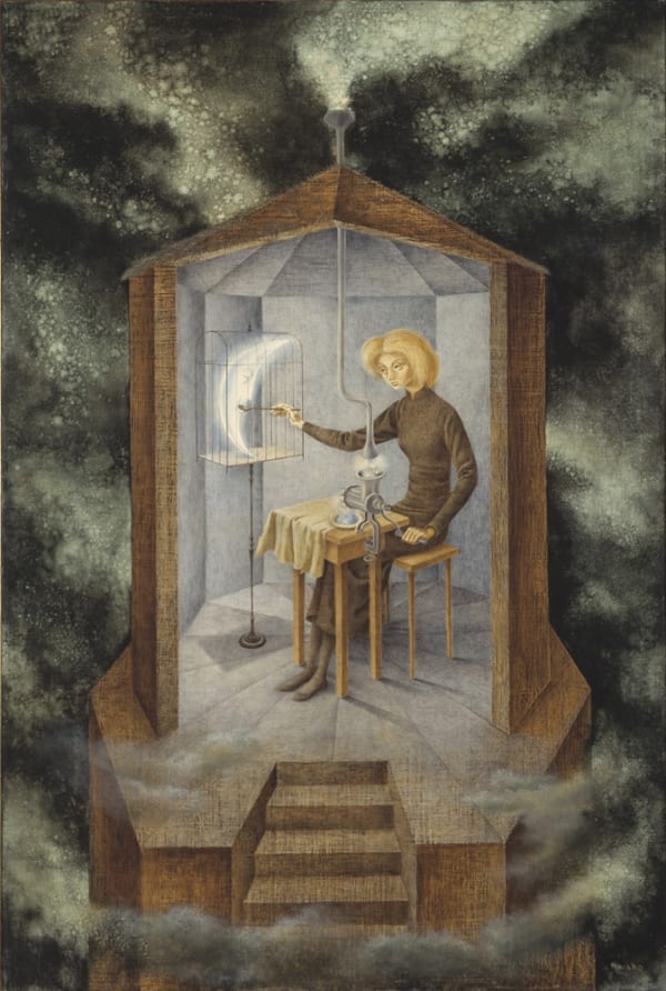 Remedios Varo, Papilla estelar (1958). Colección FEMSA © FEMSA Collection © Adagp, Paris, 2024.