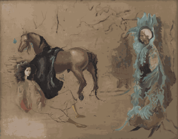 Leonora Carrington’s Double Portrait (ca. 1937–40) is among the works Gallery Wendi Norris is showing casing at Art Basel this year. COURTESY GALLERY WENDI NORRIS