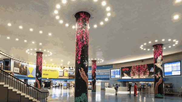 Time Out | This new art work at Penn Station is truly larger than life