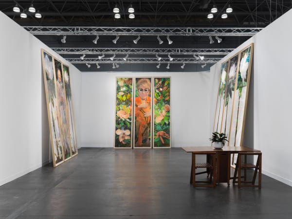 Installation view, The Armory Show, Gallery Wendi Norris, Booth 348, Javits Center, NY, 2022. Photo by Dan Bradica