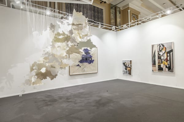 Art Dubai 2018, installation view, Madinat Jumeirah, Al Sufouh Road, Umm Suqeim, Dubai, UAE, Hall 2, Booth 9, March 21 - 24, 2018