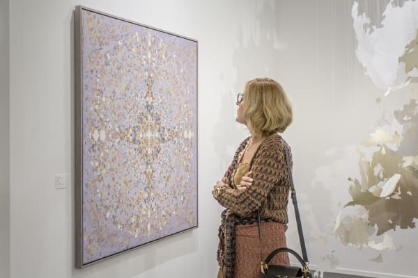 Art Dubai 2018, installation view, Madinat Jumeirah, Al Sufouh Road, Umm Suqeim, Dubai, UAE, Hall 2, Booth 9, March 21 - 24, 2018