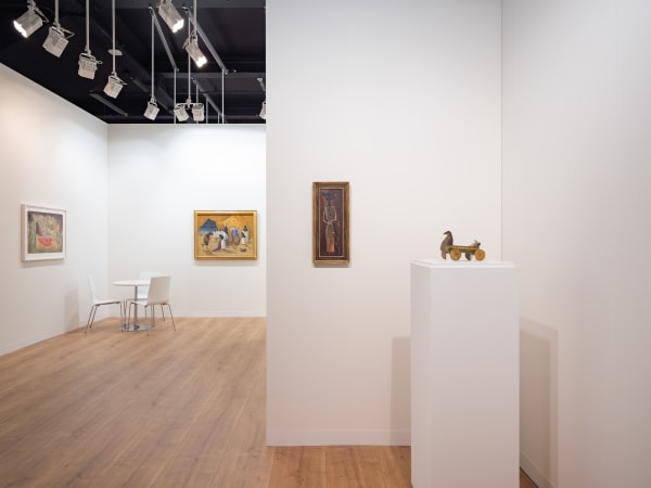 View of Leonora Carrington's Bestiary, Gallery Wendi Norris booth at Art Basel in Basel, June 2024. Photo by Photo by Michael Adair.