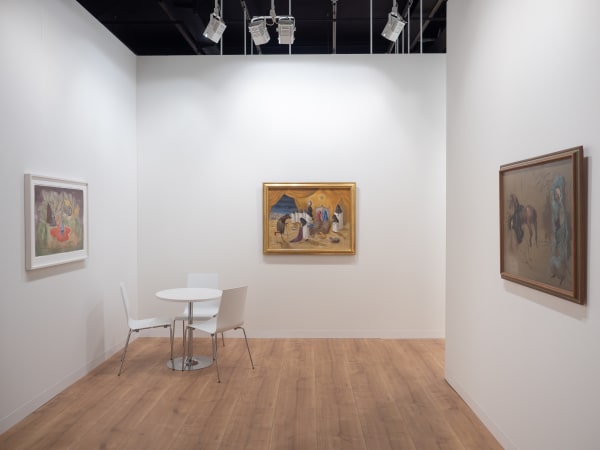View of Leonora Carrington's Bestiary, Gallery Wendi Norris booth at Art Basel in Basel, June 2024. Photo by Photo by Michael Adair.
