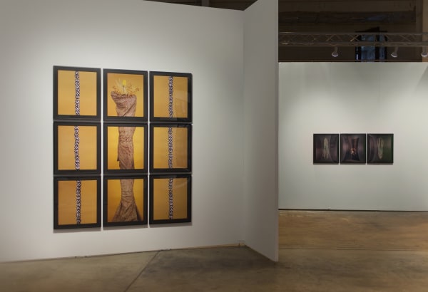 María Magdalena Campos-Pons, Classic Creole, Composition of 9, Polaroid Polacolor Pro 24 x 20 photograph, 24 x 20 inches each (60.7 x 50.8 cm each)
