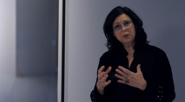Photo of Eva Schlegel by Dennis Spielman.