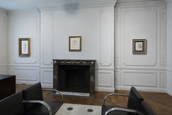 Installation view: A Visionary Line: Remedios Varo Drawings, GALLERY WENDI NORRIS OFFSITE in association with Adler Beatty, New York, 2024. Photo: Jenny Gorman.