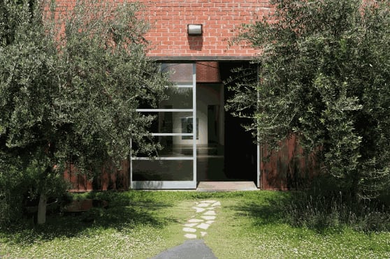 The entrance to the artist’s Los Angeles studio. Image courtesy the artist.