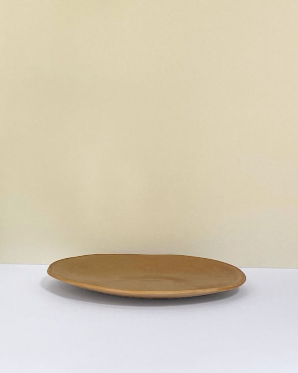 Cecile*M, Large Orange Plate