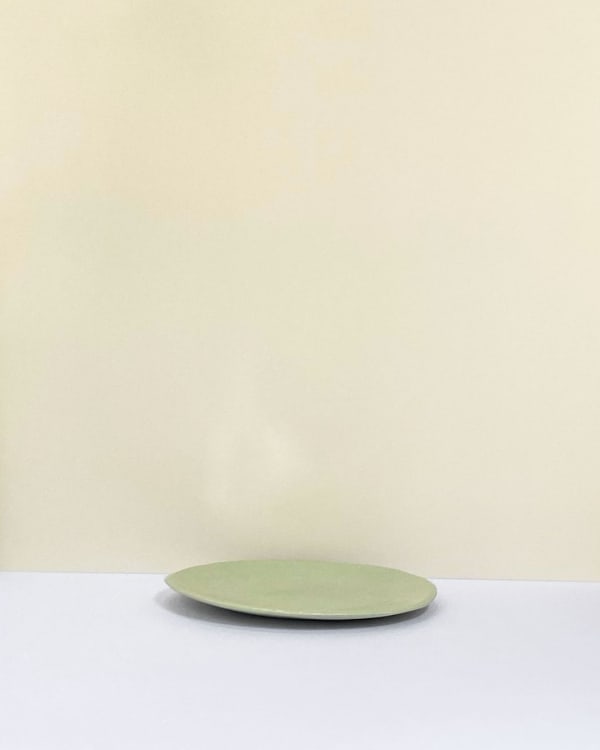 Cecile*M, Small Pale Green Plate