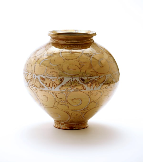 Mark Campden - #24 Blue & Gold Moth Bowl , 2024