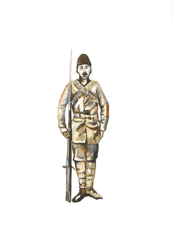 Ihsan Turjman, drawing by Lamia Joreige, 2021