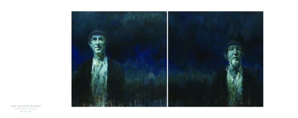 Waiting, 2006 oil on canvas 48 x 96 inches on two panels