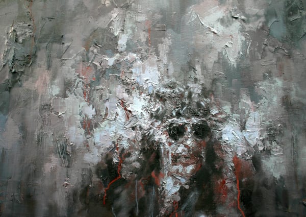 Endgame - Detail, 2006 oil on canvas detail