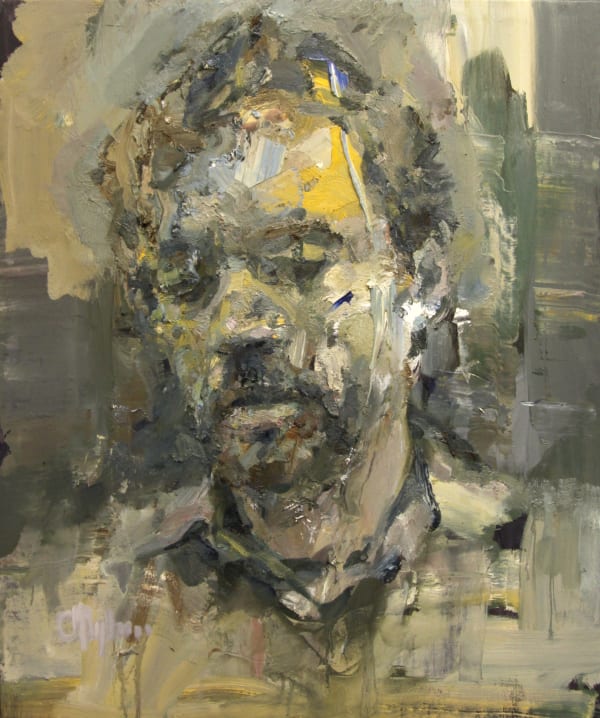 C, 2014 oil on canvas 24 x 20 inches