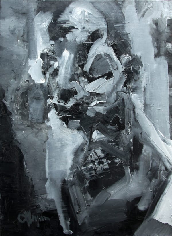 Still Life (After Matisse), 2017 oil on canvas 28 x 20 inches