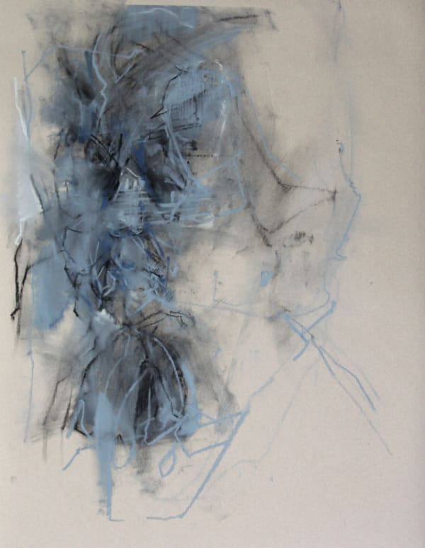 Portrait of My Mother, 2011 chalk on paper 28 x 21 inches