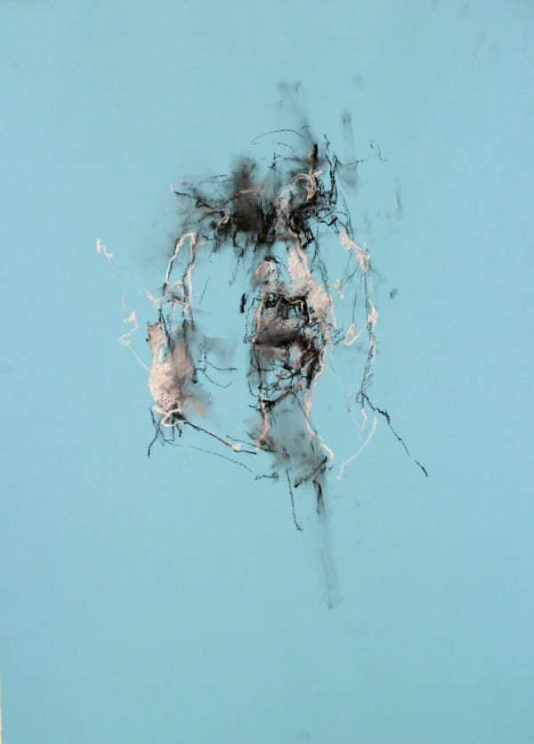 Camden Man F, 2008 chalk on paper 32 x 23 inches