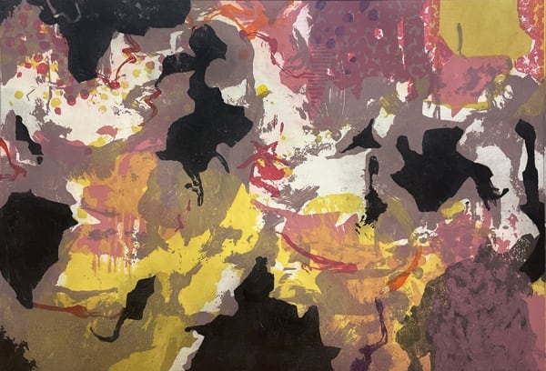 Surge, 2023 carborundum 70 x 100 cms 1 of 10