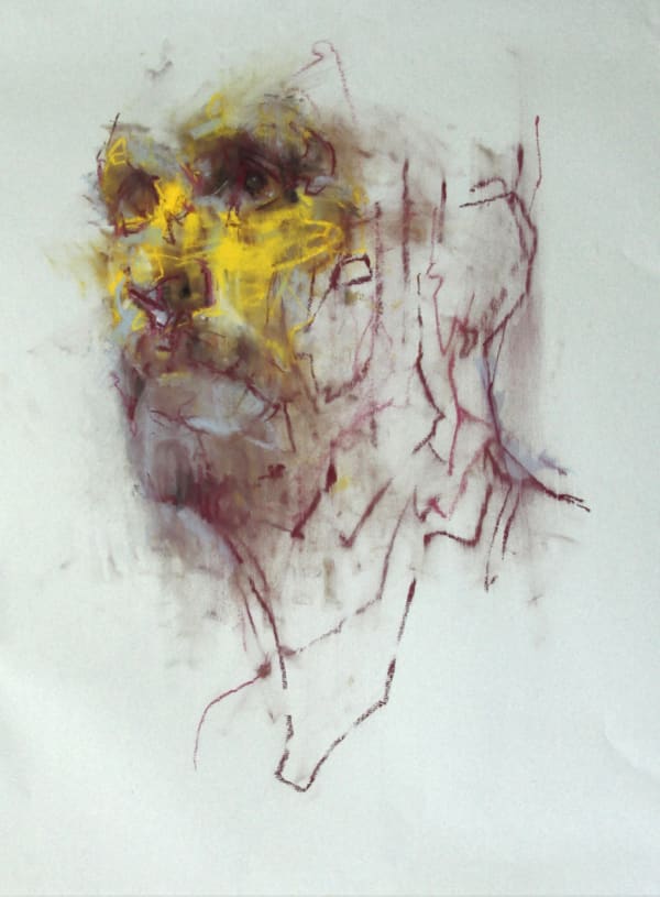 G. C., 2011 chalk on paper 26 x 22 inches