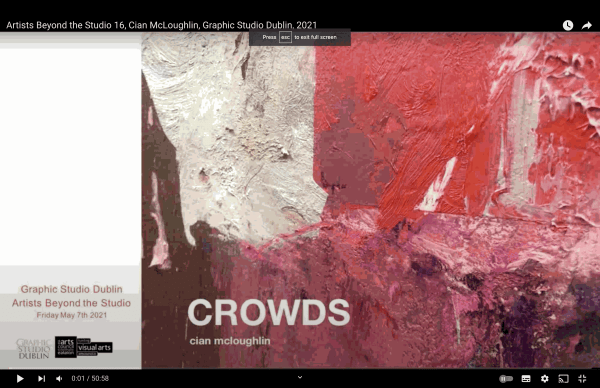 Online Artist Talk