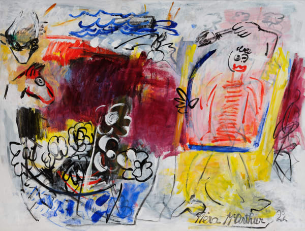 Piera McArthur, Painter in Meadow, 2022