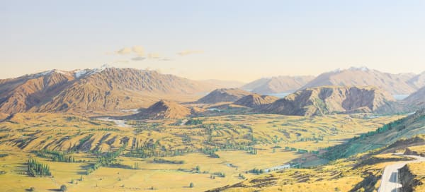 Justin Boroughs, Queenstown from Coronet Peak, 2023
