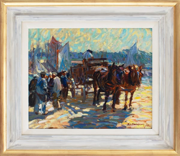 Sydney Lough Thompson, Team of horses, Concarneau, 1919