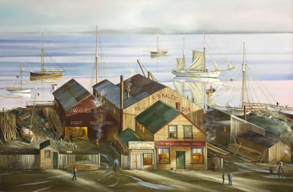 Sean Garwood, Bailey's Boatbuilders Freeman's Bay, Auckland 1894