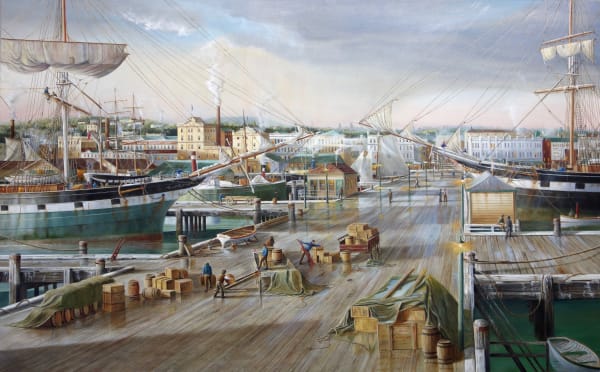 Sean Garwood, Queens Wharf Auckland,1904