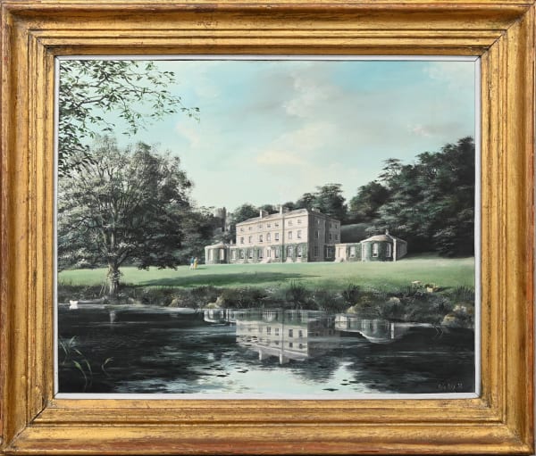 Felix Kelly Castlehyde House, County Cork, 1954 Oil on board 56.5 x 71 cm Signed & dated '54