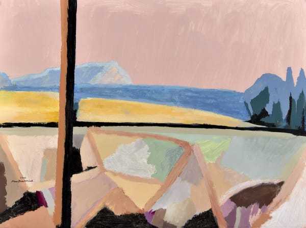 Douglas MacDiarmid, Mont Saint Victoire I (Love letter to a landscape), 2010