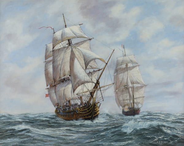 Anthony Blake, Bow Chaser (French & English Frigates circa 1750 - 1800), 1983
